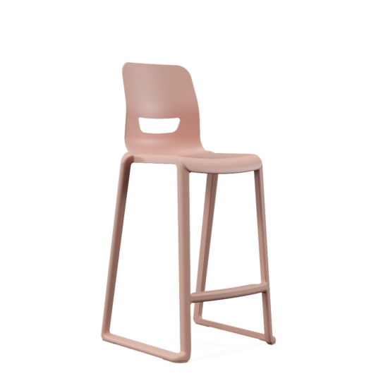 Postura+ One Piece High Back Stool