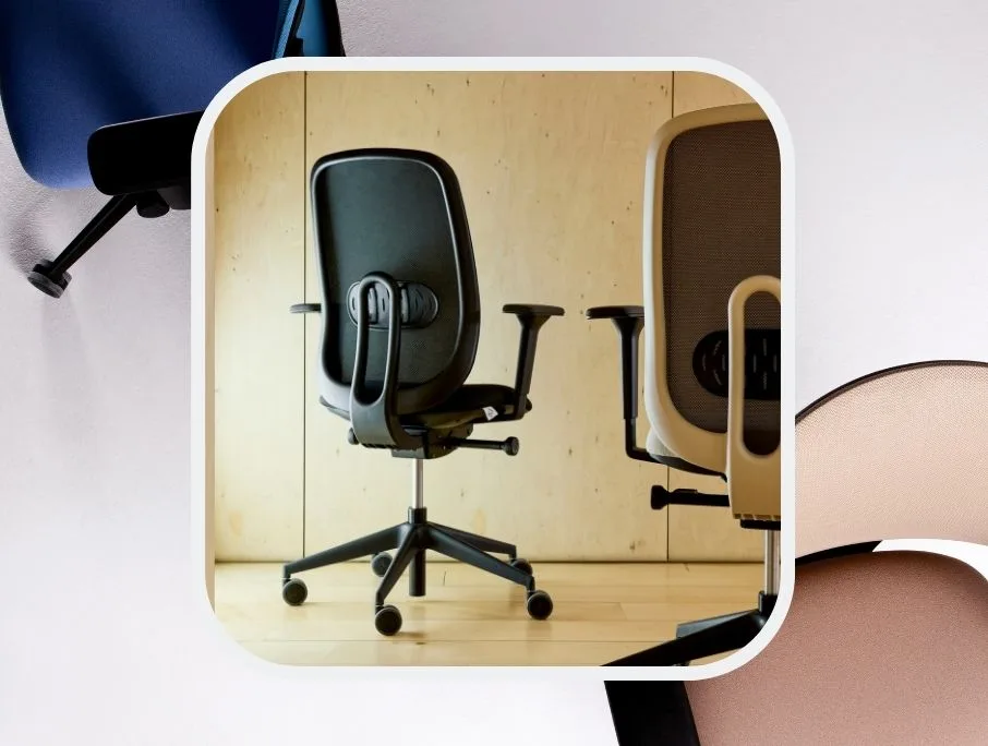 assorted office chairs
