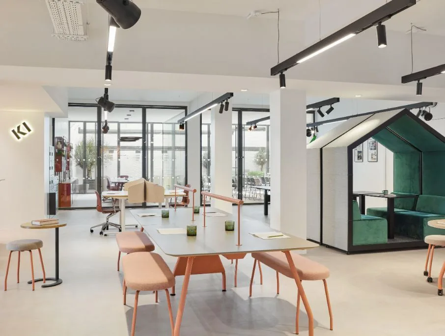 various modern office designs from KI Europe